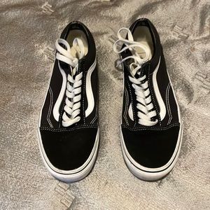 Vans old school platform.